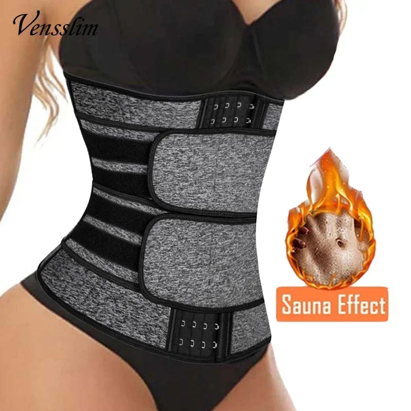 Vensslim Damen Taillentrainer-Korsett für Gewichtsverlust, Body Shaper, Kompressions-Trimmergürtel, Schlankheitsmieder, Fettverbrennung, Schweißgurt