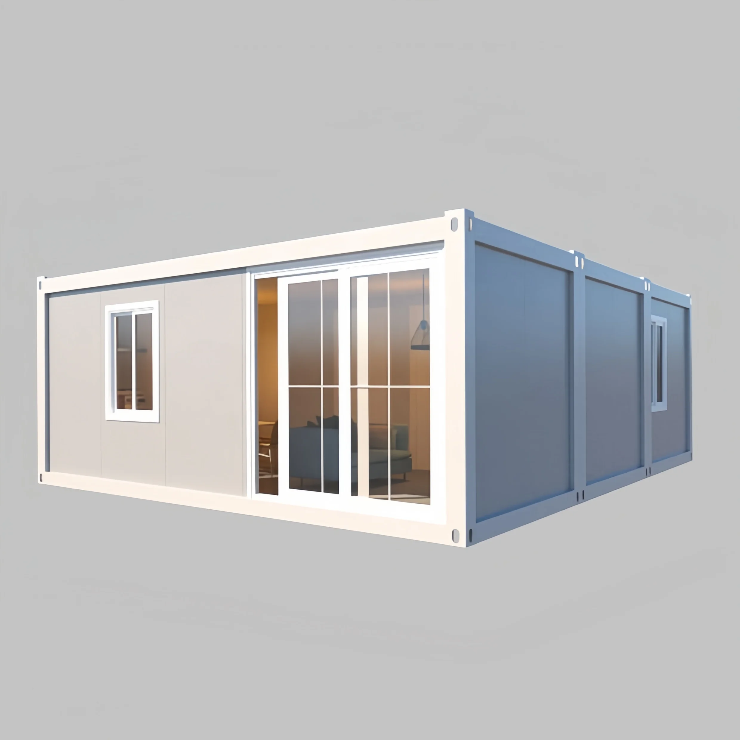 Cabina Modular móvil de 30 pies, portátil, extensible, plegable, contenedor prefabricado, hecho de Panel sándwich