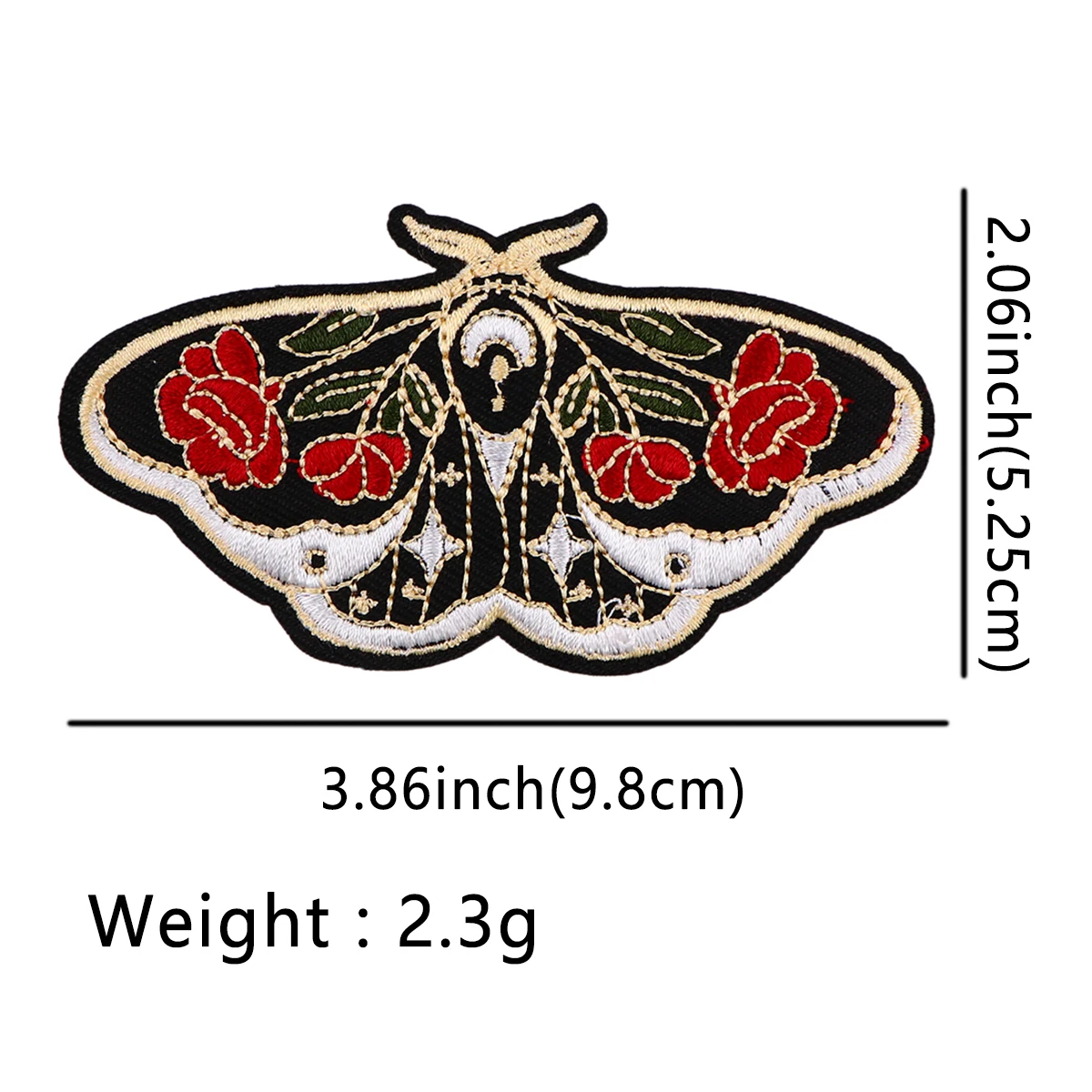 Butterfly Pattern Patches For Clothes Women Girls DIY Embroidery Applique Fusible Patch DIY Ironing Stickers Badge Accessories