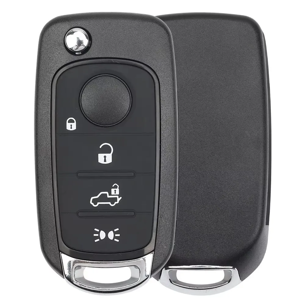 car Folding Remote Car Key Fob for Jeep Renegade 2016 2017 2018 433MHz 48/4a Chip Megamos AES- 2ADFTFI5AM433TX SIP22 Blade