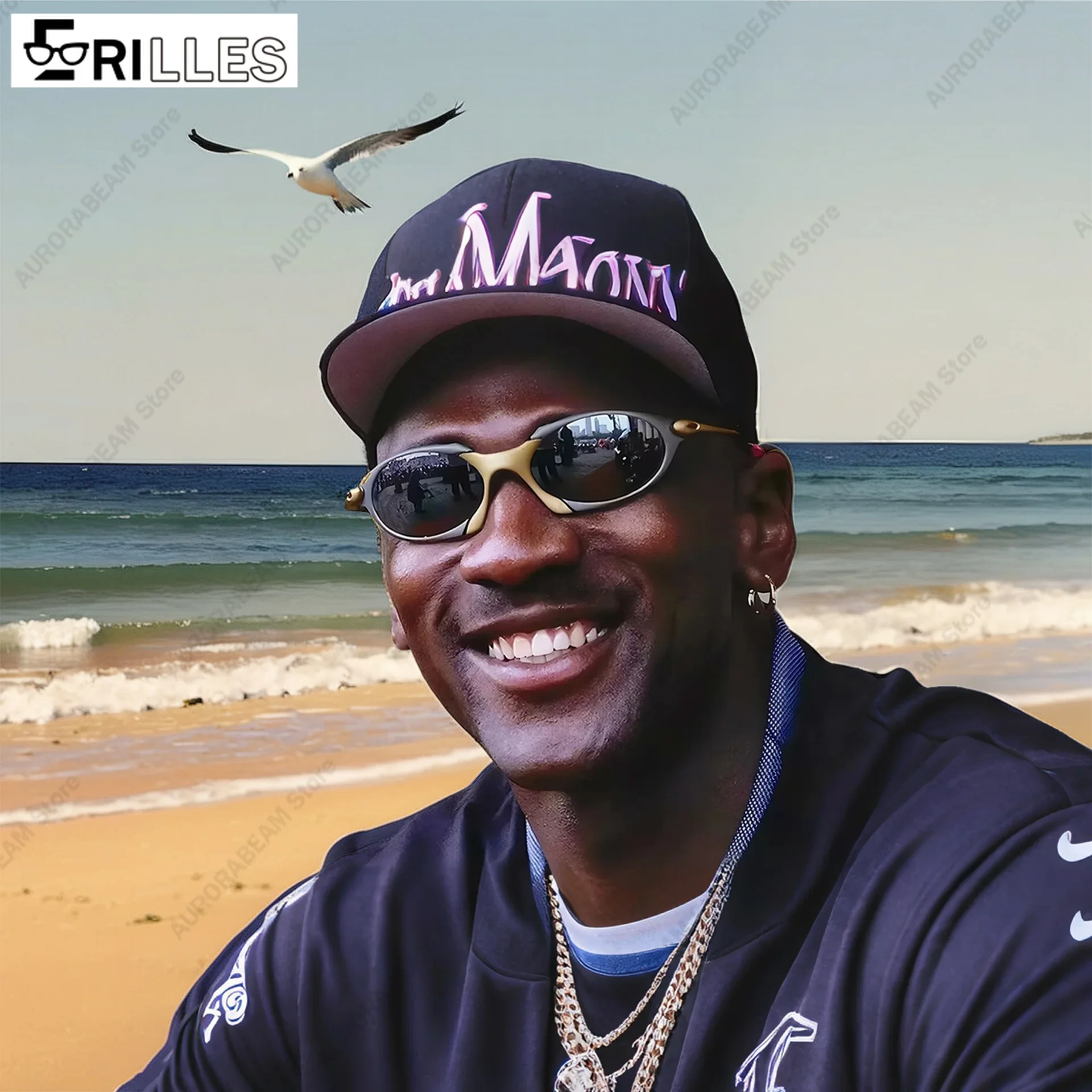 

Futuristic Tech Sunglasses, Chromatic Metal Frame, Cycling & Urban, Unisex Cyberpunk Glasses, Trendy Eyewear, Anti UVB, anti UVA