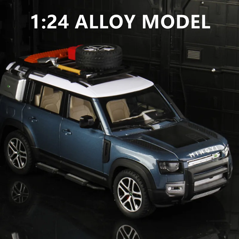 

2022 Новинка 1/24 Land Rover Defender модель автомобиля из сплава литая металлическая игрушка внедорожник модель автомобиля имитация коллекционные подарки