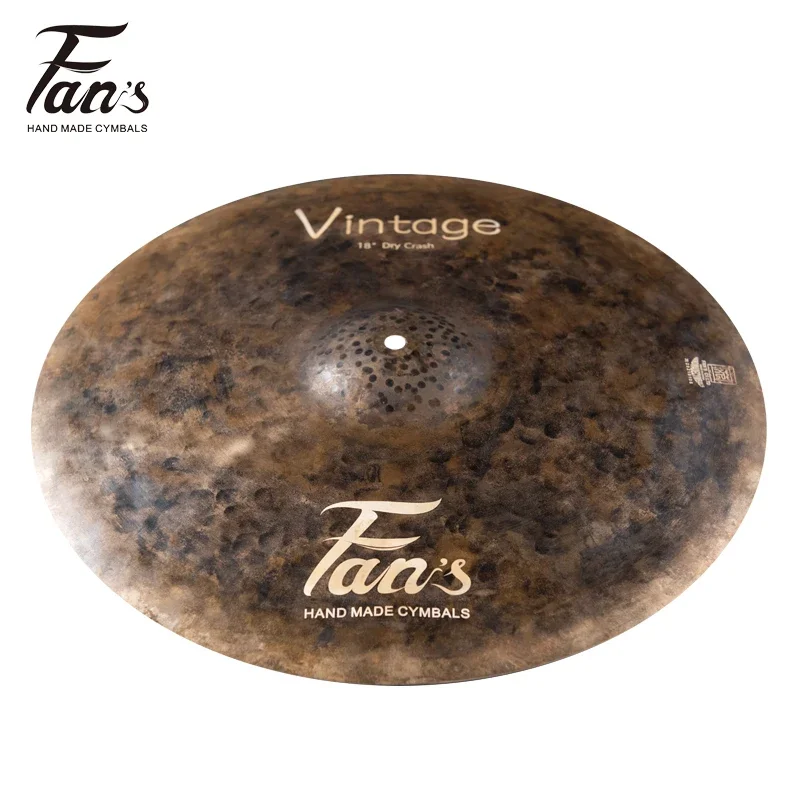 FANS Vintage Dry Series Professionelles Musikinstrument 14" Hi-Hat-Becken