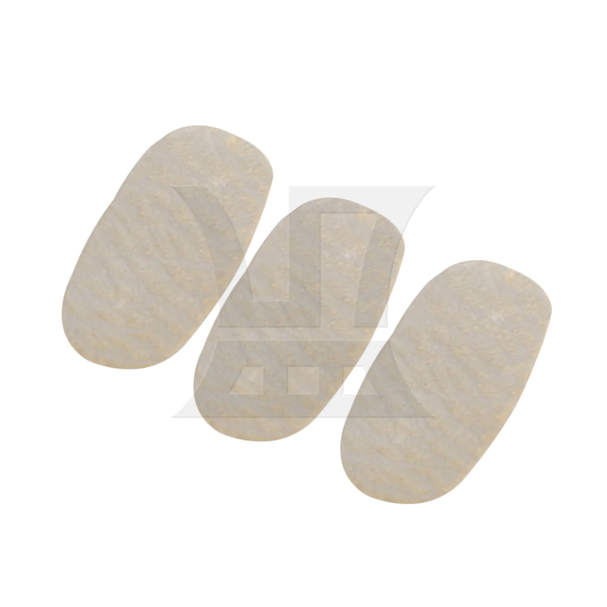 Yibuy Violin Viola Cello Code E String Bridge Parchment Pads Pack of 45