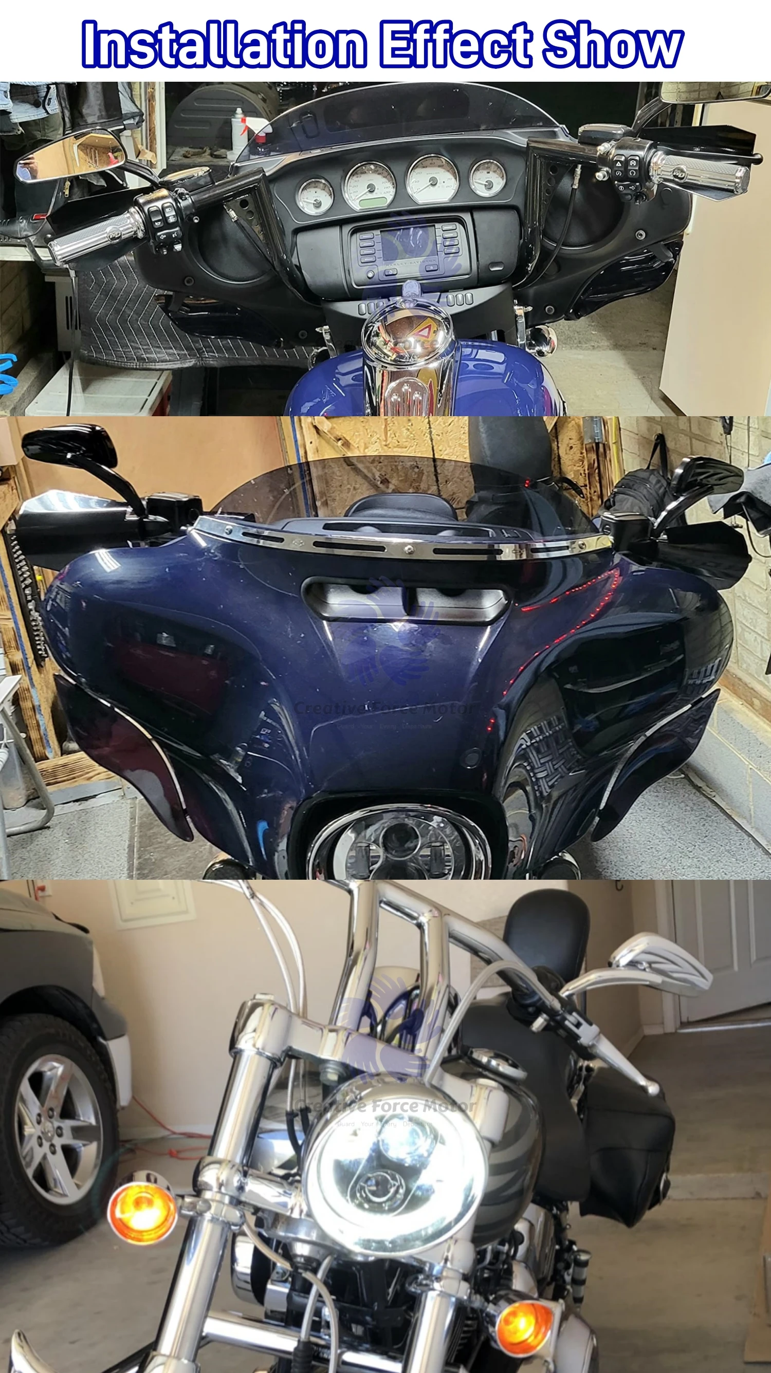 Motorrad zubehör Lenker 8mm seitliche Rückspiegel für Harley Honda Yamaha BSA Davidson Sportster Eisen 883 Street Glide Dyna Low Rider Fat Boy Erbe FXST FLHX FLHR FLHXSE motos 1984-2024 – Detail 2