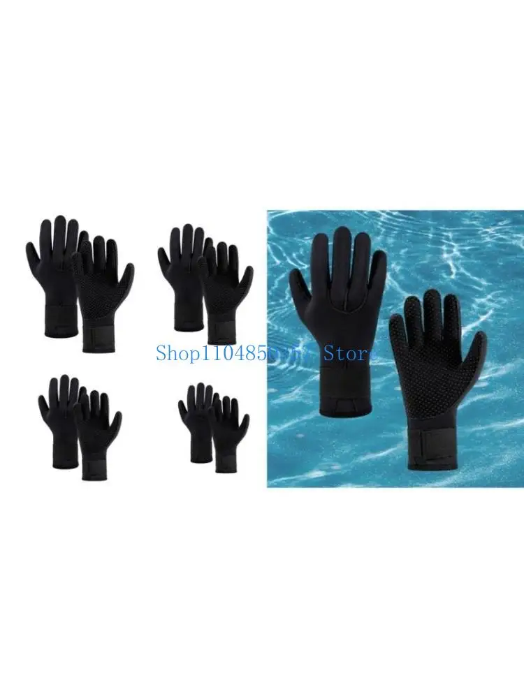 

Зимние перчатки для гидрокостюма 5asd с регулируемым поясным ремнем для подводного плавания, водные перчатки