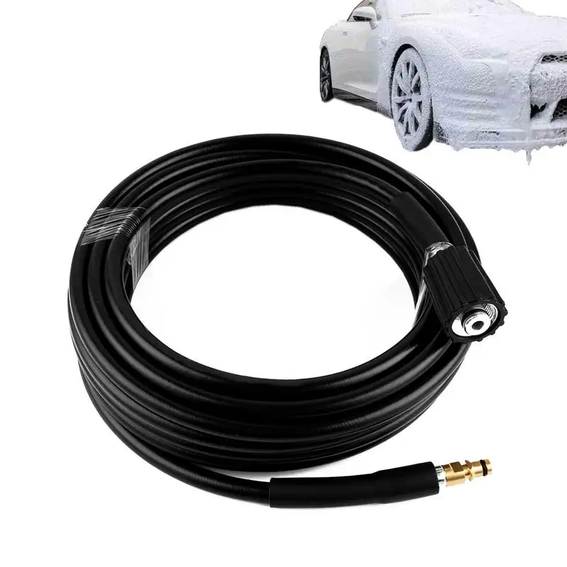 

Car Wash Pressure Washer Hose Quick Connect High-Pressure Garden Washer Hose 6m-20m High Pressure Washer Hose Pipe Cord For Auto