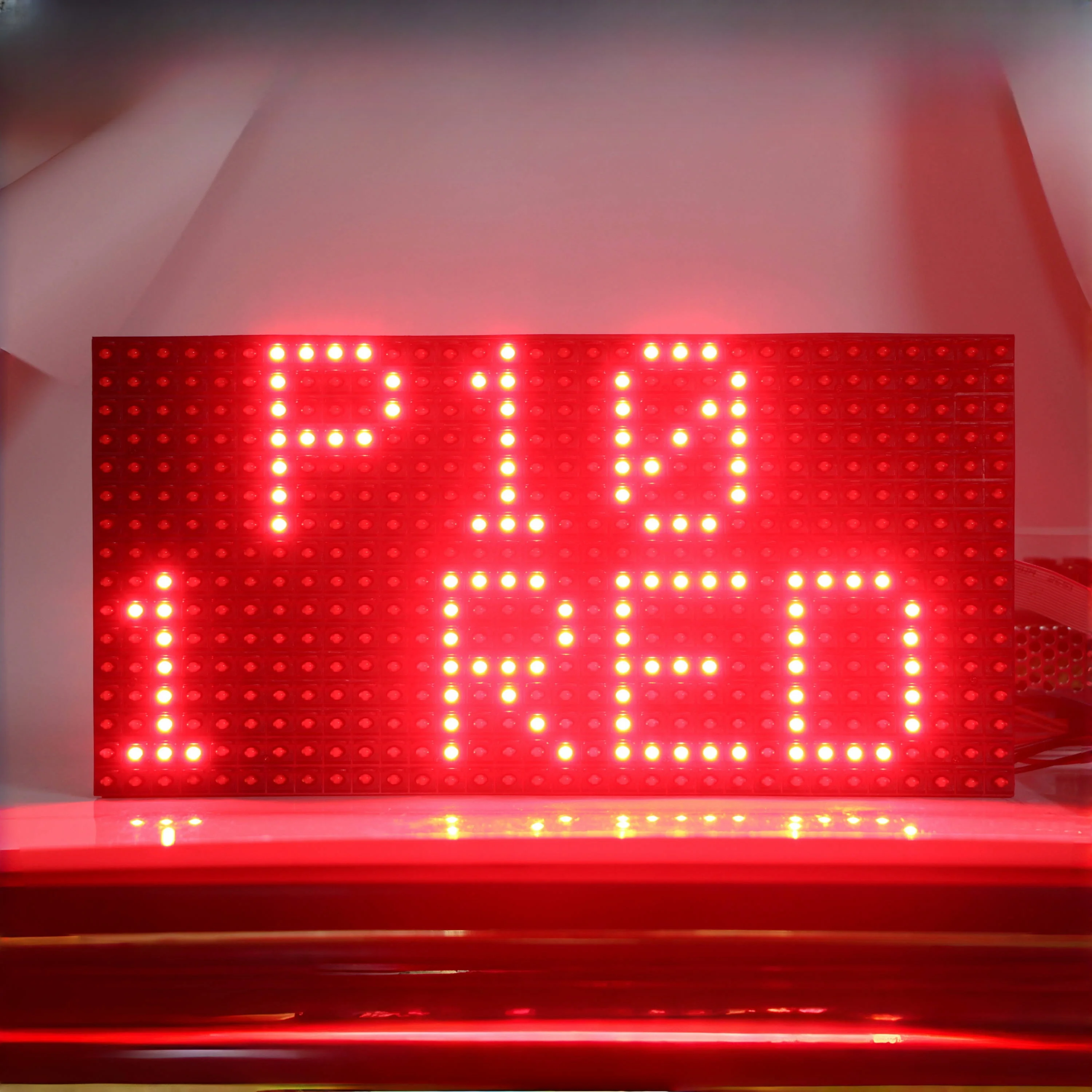 2 قطعة/الوحدة LED وحدة عرض P10 لوحة الرسومات DIP HUB12 واجهة واحدة عالية السطوع عرض اللون الأحمر لعلامة المعلومات