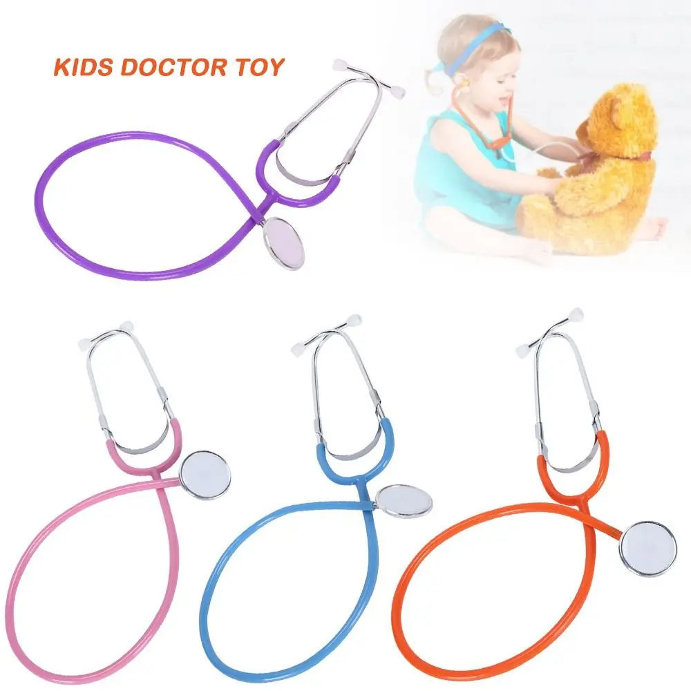 Mode Multi Color Stethoscoop Speelgoed DIY Imitatie Onderwijs Stethoscoop Plastic Familie Ouder-kind Spelletjes Arts Pretend Studenten