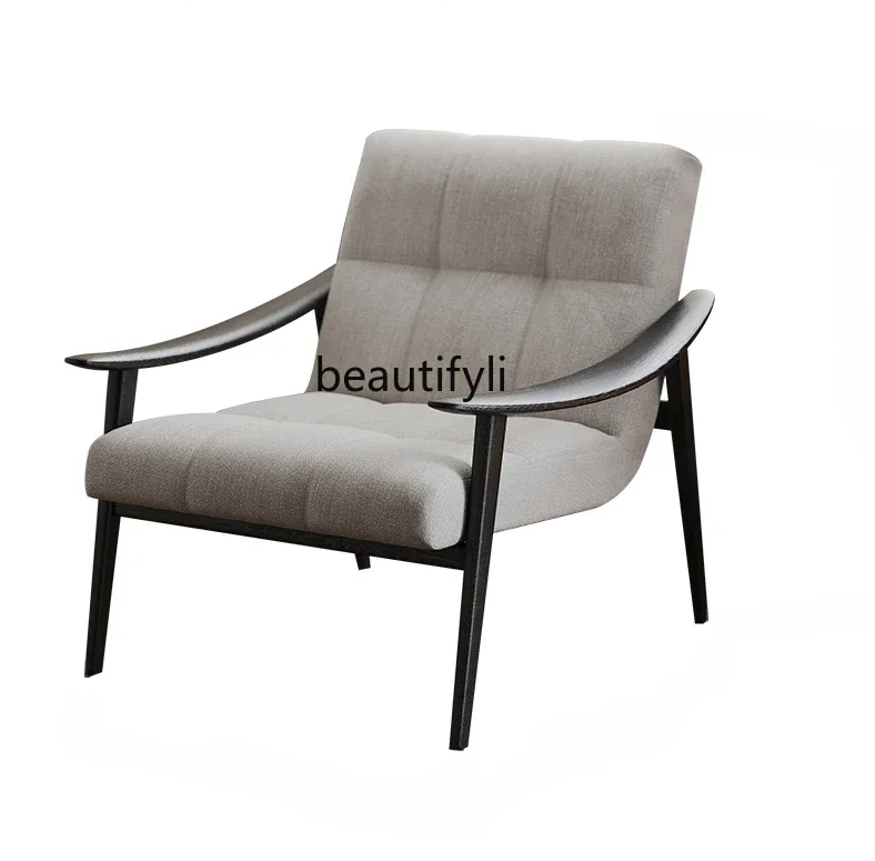 

X188 Designer Couch American Style French Style Living Room Separate Art Leisure Chinese Style Solid Wood Comfortable Armchair