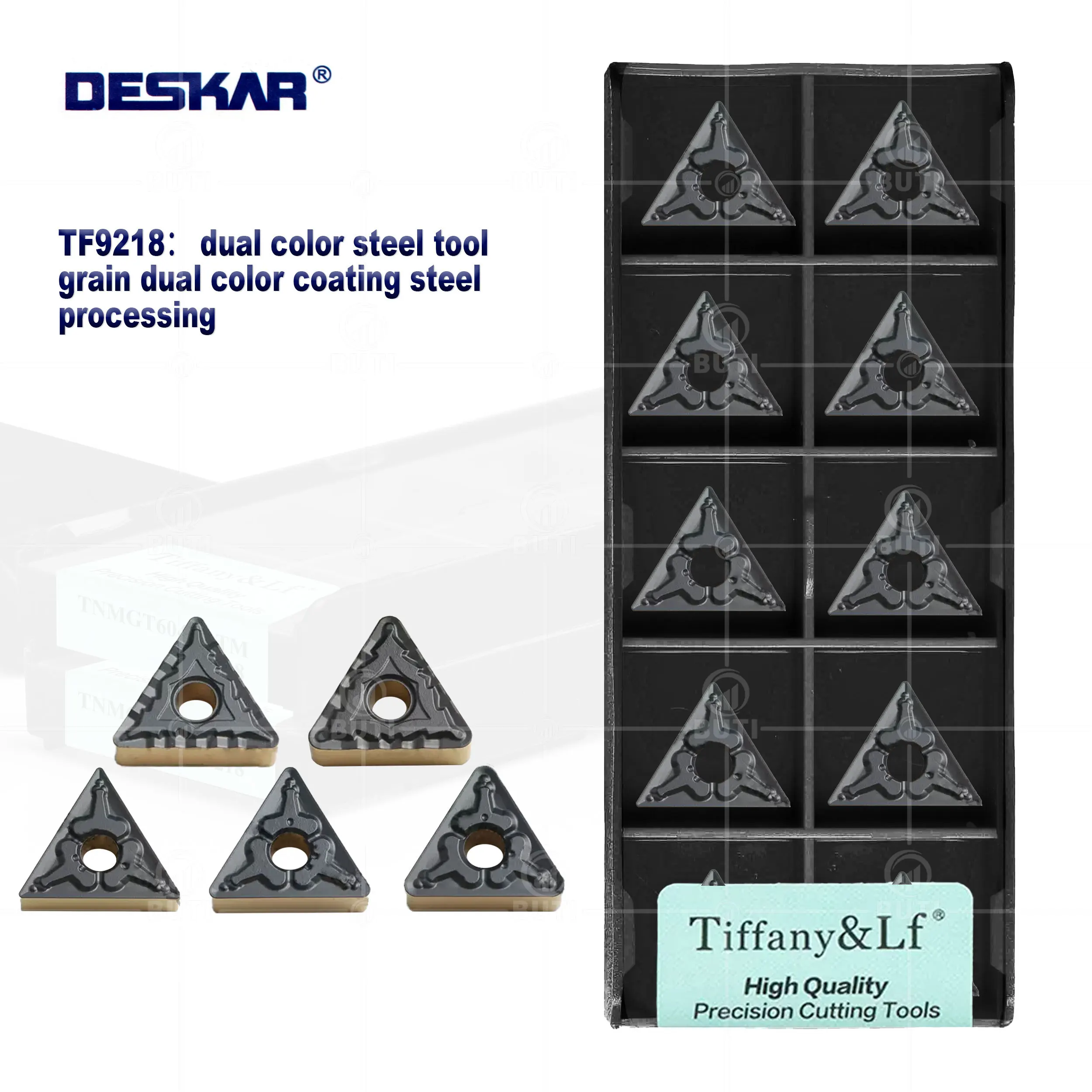 DESKAR 100% Original Triangle Steel Part Tool TNMG160408-CQ TNMG160412-CQ TNMG160404-TM TNMG160408-TM TNMG160412-TM Turning Tool