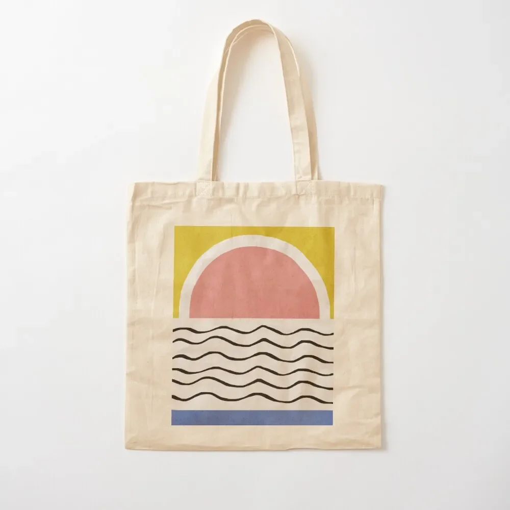 

Sunset, Abstract, Mid century modern kids wall art, Nursery room Tote Bag tote bag men free delivery bags Canvas Tote Bag