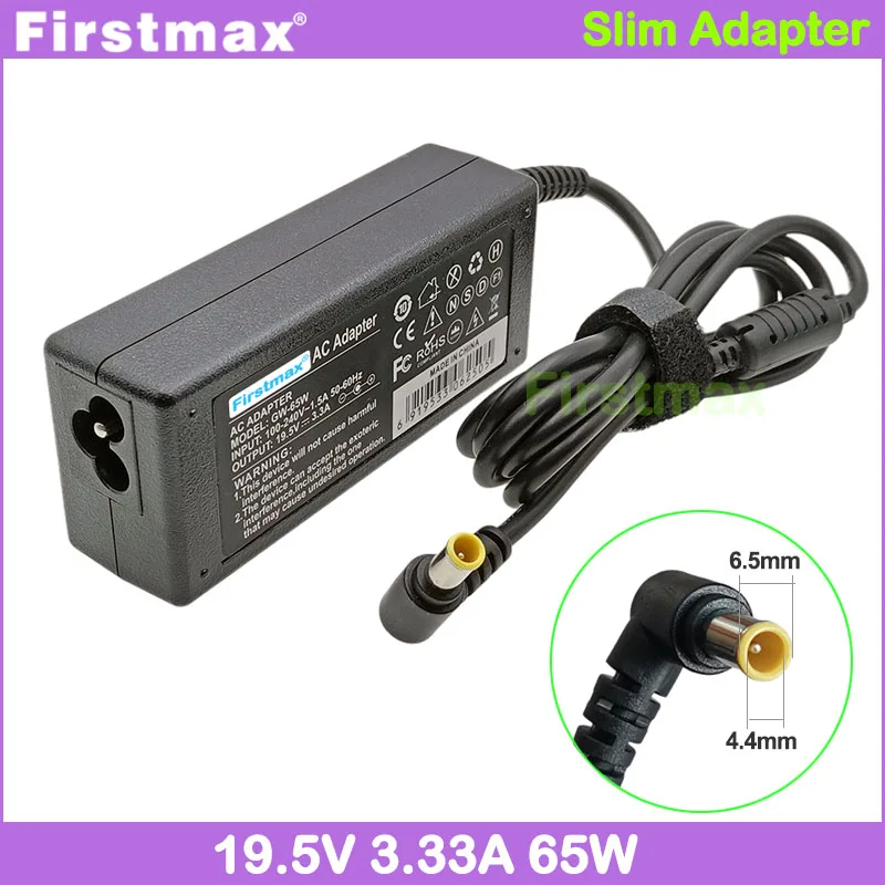 19.5V 3.3A 65W for Sony Vaio charger Fit 14A SVF14A1SHC VGP-AC19V49 VGP-AC19V63 VGP-AC19V64 VGP-AC19V71 VGP-AC19V77 VGP-AC19V78