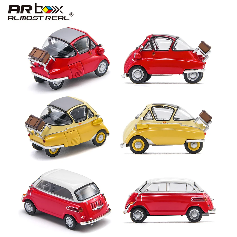 

ARbox Model 1/64 Isetta the Bubble Car Diecast Vehicle Collection Model With Display Case Gifts for Adults
