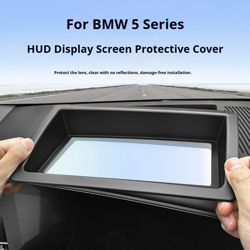 For BMW 5 Series I5 2024 2025 Car Dashboard HUD Display Screen Protective Cover Car Head-Up Display Modification Accessories