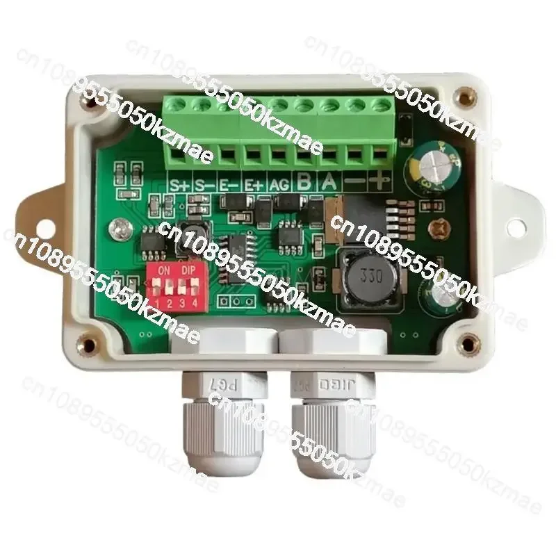 Load Cell Weighing Module Modbus RTU Protocol RS485 Transmitter 24-bit IP65 For Siemens Delta PLC