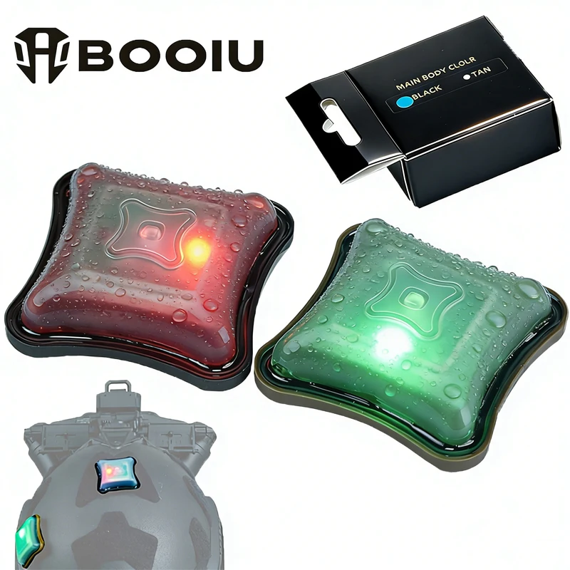 lanterna-de-sinalizacao-tatica-booiu-para-capacete-formato-quadrado-silicone-A-prova-d'agua-acessorio-para-capacete-equipamento-para-airsoft-cs-tiro-e-caca