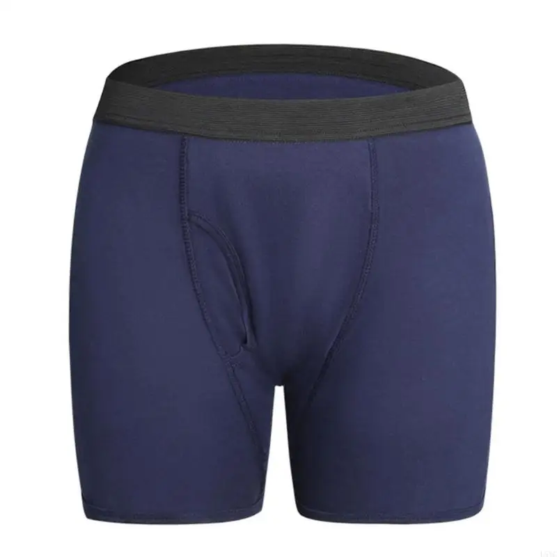 

L5YC Men Incontinence Underwear Leak Proof Underwear Urinary Incontinence Short