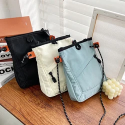 Borsa a tracolla quadrata piccola moda Mini borsa da viaggio impermeabile borsa a tracolla Casual donna uomo borsa per cellulare borsa a tracolla