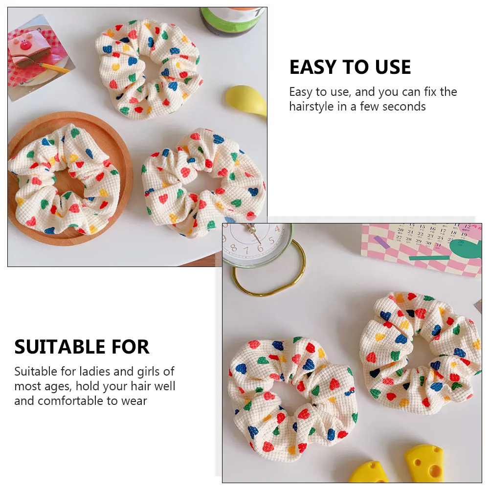 

3 шт. аксессуары для волос для женщин любят отправить круг декоративные держатели для хвоста девушка