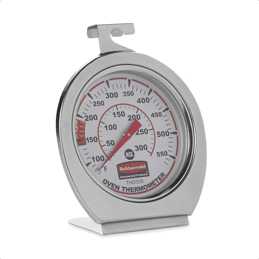 

Stainl Steel Monitoring Thermometer Safe for Inside Oven Grill Smoker 60580F Range Easy to Read Food Thermometer For Food Restu