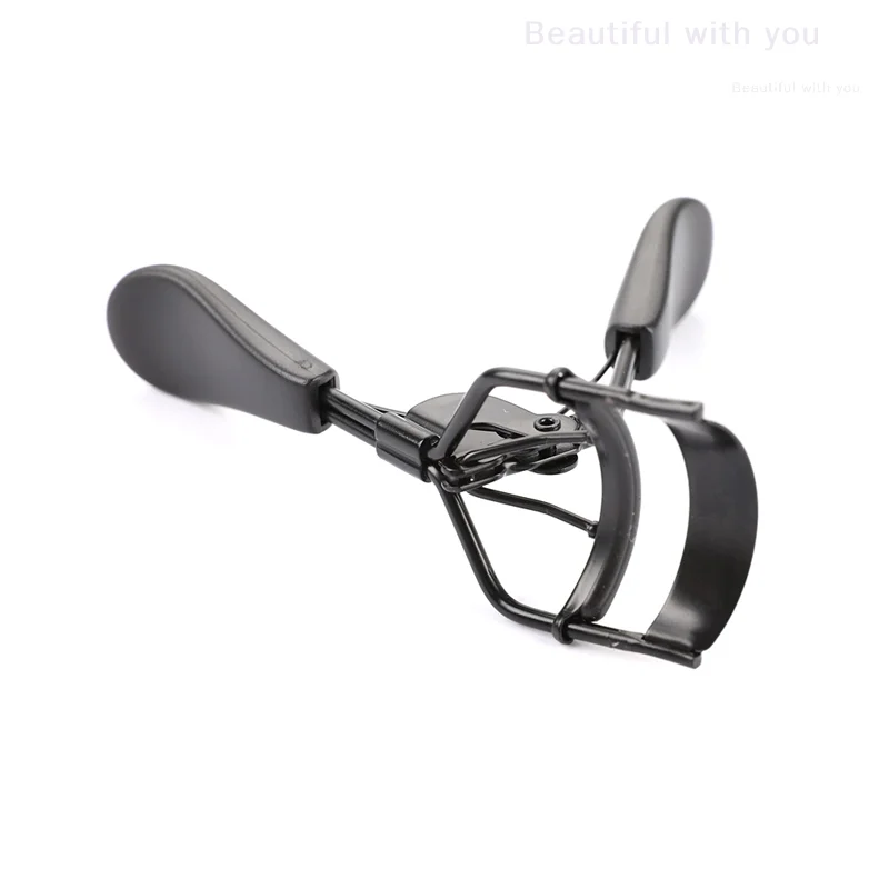 ملاقط تجعيد الرموش بمقبض منحني لا تؤذي تجعيد الرموش يدوم طويلاً #1