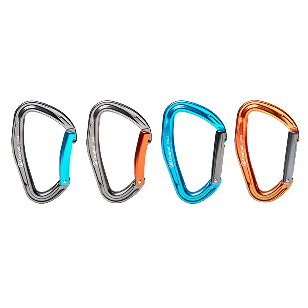 24KN Heavy Duty Caribeaners Rock Climbing Carabiner Clip Keyring