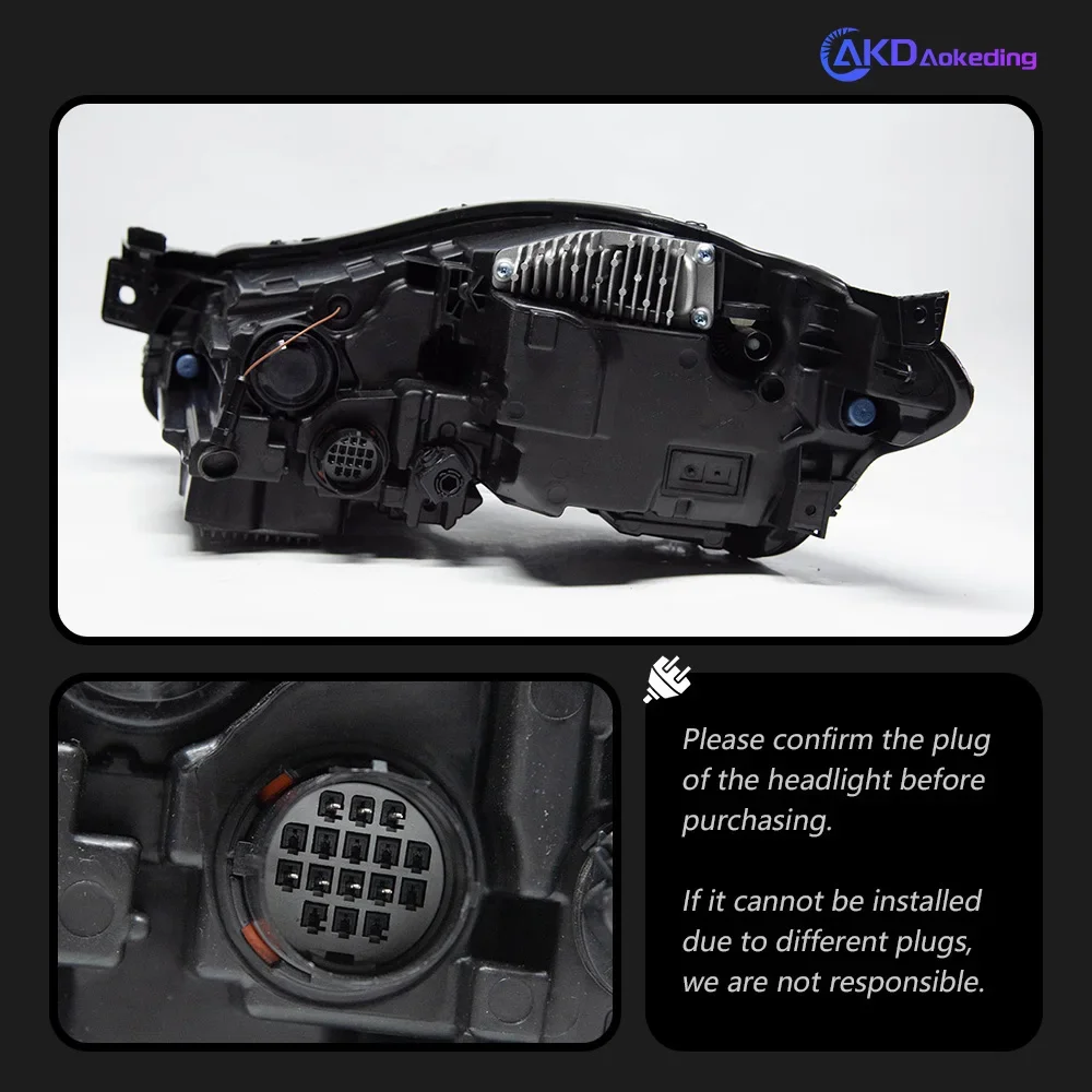 تصفيف السيارة رئيس مصباح ل جاكوار XJL المصابيح الأمامية 2011-2019 XJ XF XE المصباح LED DRL مصباح إشارة اكسسوارات السيارات