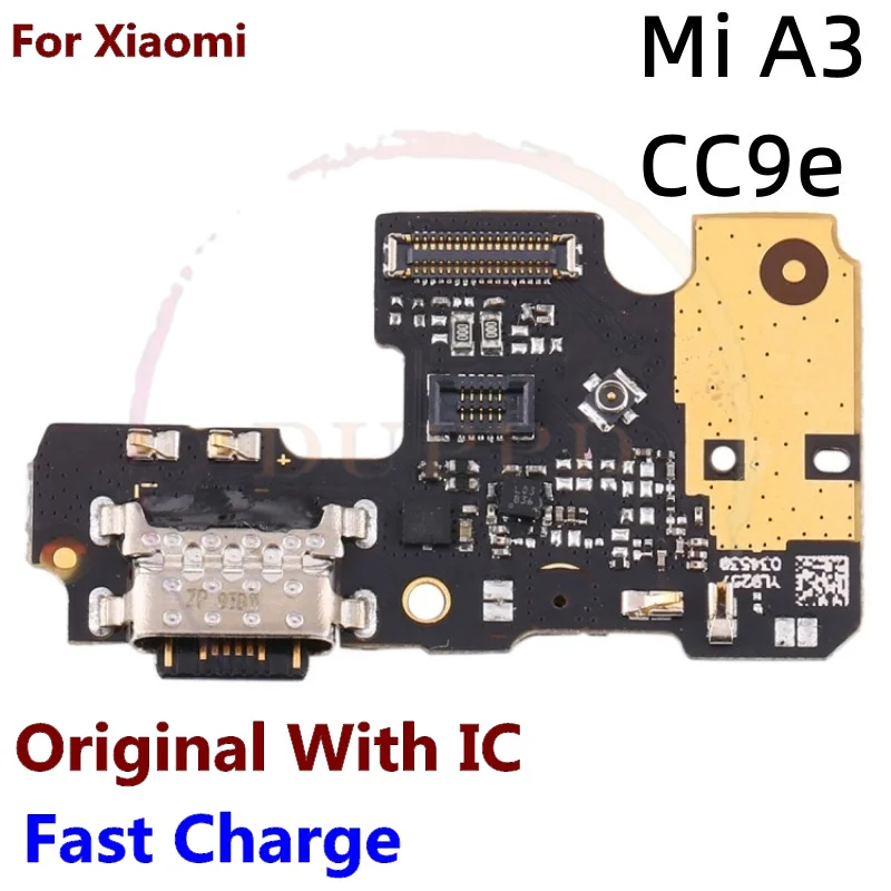 For Xiaomi Mi A1 A2 Lite A3 5X 6X CC9E USB Power Charging Connector Plug Dock Port Mic Flex Cable Board For Redmi 6 Pro