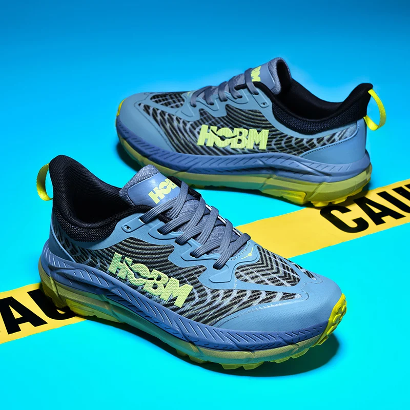 

Men's Marathon Shoes Running Shoes Breathable High elasticity Cushioning Male Lightweight Sports Shoes Fitness Training