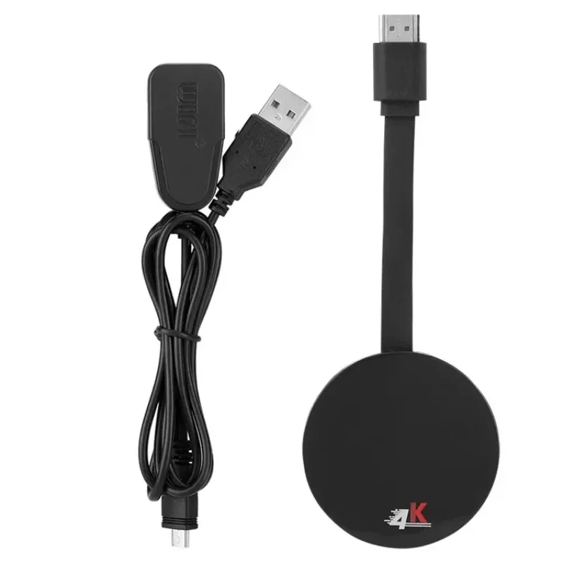 

Dual Band 2.4G +5G 4K Wireless WiFi Mirroring Cable Adapter 1080P Display Dongle to TV for iPhone Android Phone