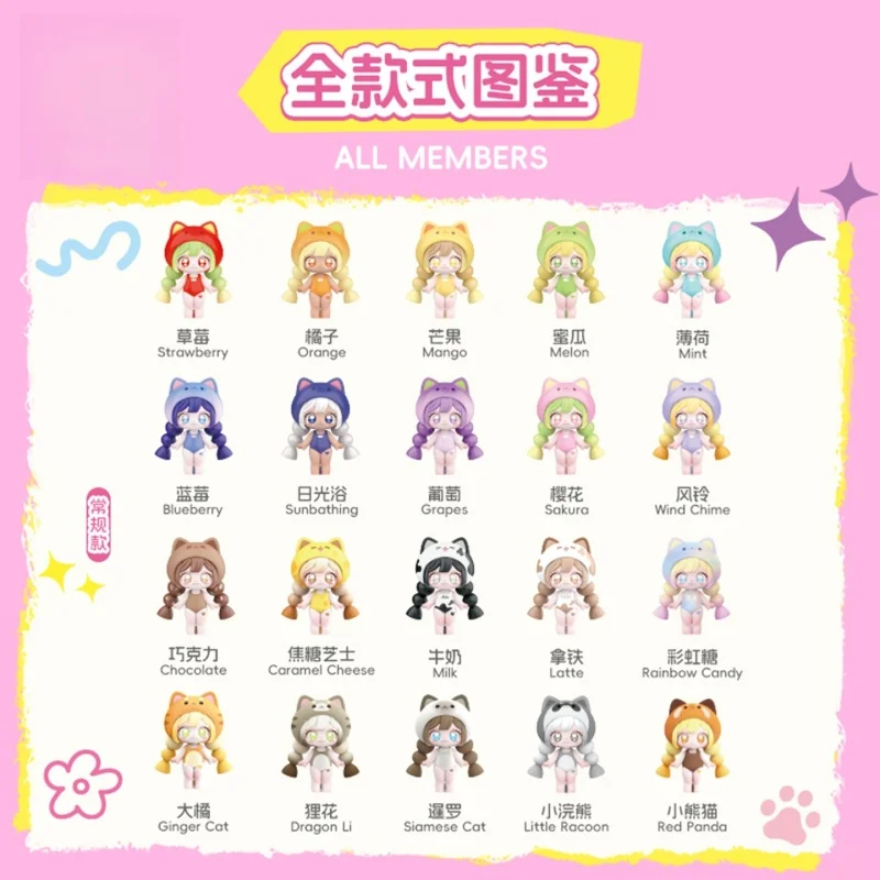 جديد في المخزون Hola الدوبامين القط Iconbox صندوق أعمى شخصيات صغيرة دمية العصرية القط فتاة تحصيل نموذج الحلي هدايا عيد الميلاد #5