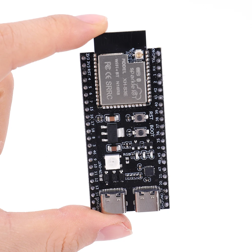 ESP32-S3 N16R8 N8R2 المزدوج نوع-C مجلس التنمية واي فاي لوح تمديد 2.4G واي فاي وحدة لاردوينو