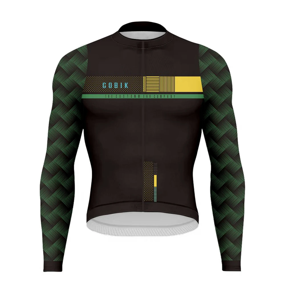 Cobik Cycling Jersey Long Sleeves Men Women Mountain Bike MTB Shirts UPF 50+ Sun Protection Road Riding Jerseys Breathable Shirt