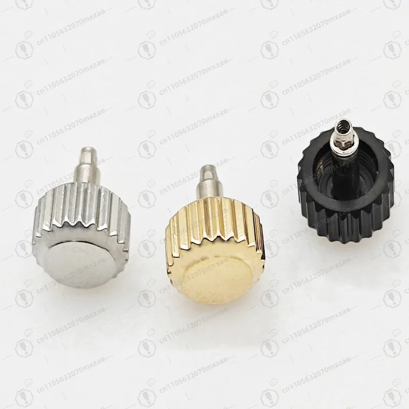 Watch accessories, suitable for water ghost screw spring head, stainless steel double waterproof crown