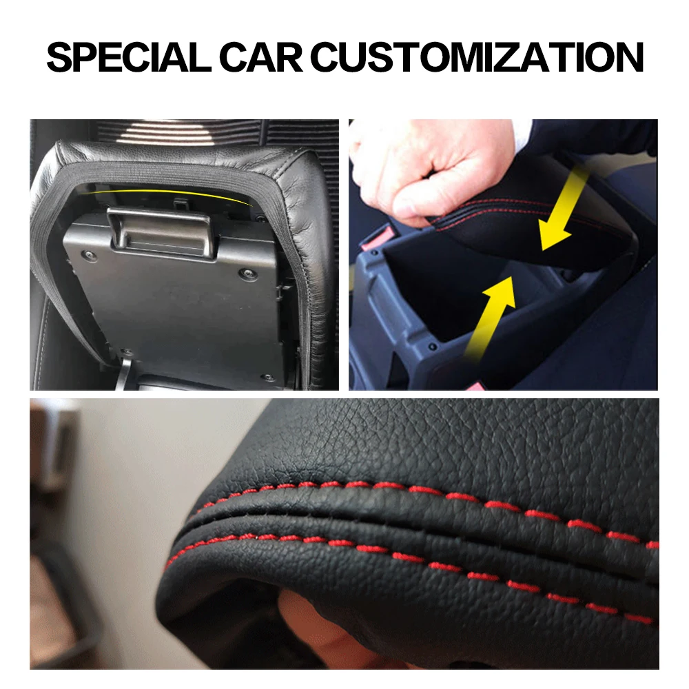 1Pcs For For Honda Civic 8Th 9Th 11Th Gen 2006 - 2009 2010 2021 2022 2023  Car Armrests Box Cover Decorative Interior Accessorie