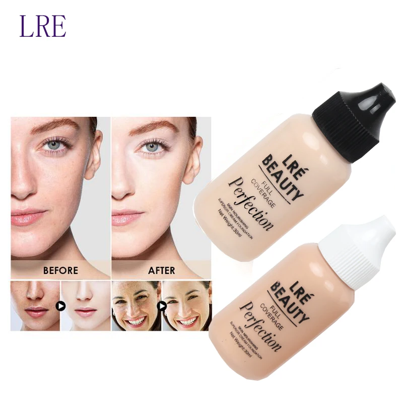 

LRE spot foundation cream camellia foundation make-up is not easy to take off makeup waterproof matte matte liquid foundation