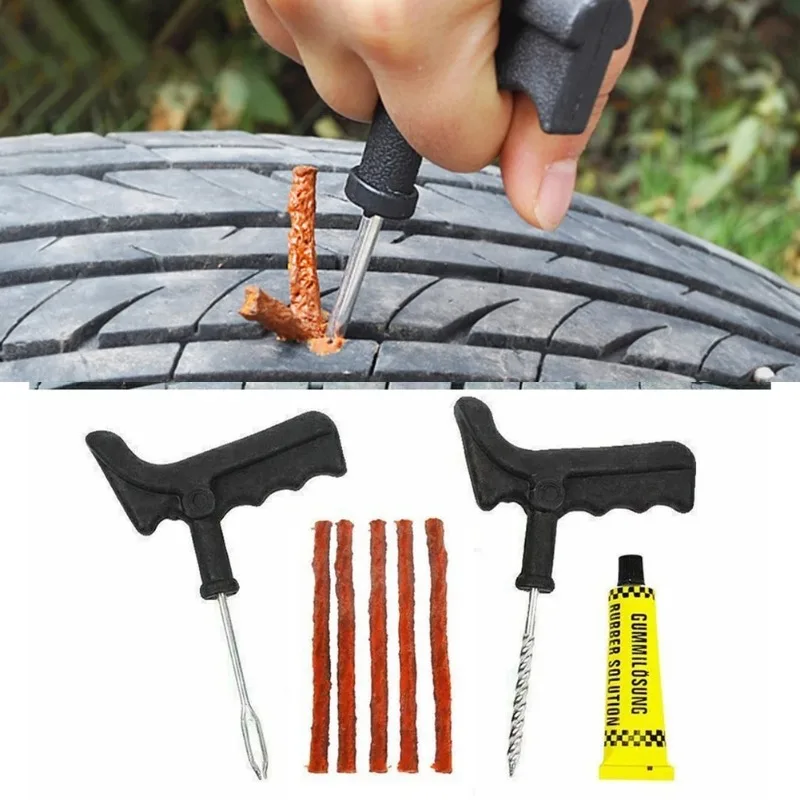 Car tire repair kit Tire repair kit Auto motorcycle battery car vacuum tire emergency repair rubber strip glue repair