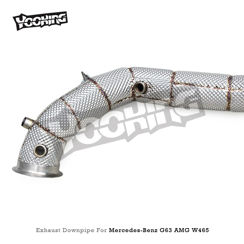 Custom Street Car Downpipe For Mercedes-Benz G63 AMG W465 4.0T 2024-2025 Performance Car Free Flow Pipe Exhaust Header With OPF