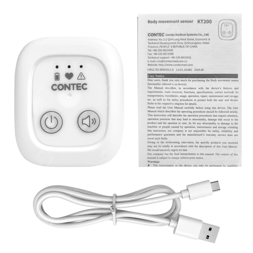 Baby Breathing Monitor with Vibration & Alarm, Stomach Sleeping Warning, Clip-On Abdominal Sensor for Newborn Safety view 6