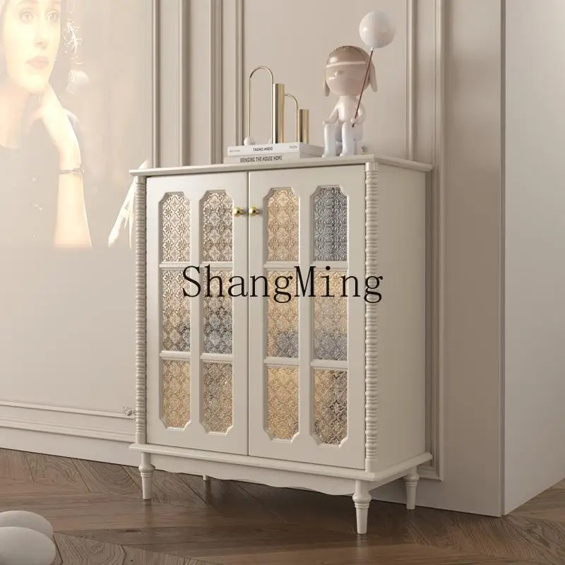 

CL Vintage Solid Wood TV Living Room Display Cabinet Storage Floor Bookshelf