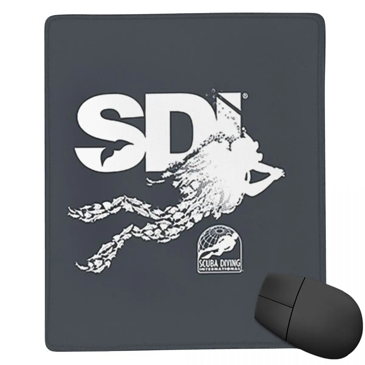 Scuba Diving International (SDI)- Scuba Fish Diver 7x9 in 22x18 cm Mouse PadComputer Keyboard Mouse MatGaming PC Laptop Desk Mat