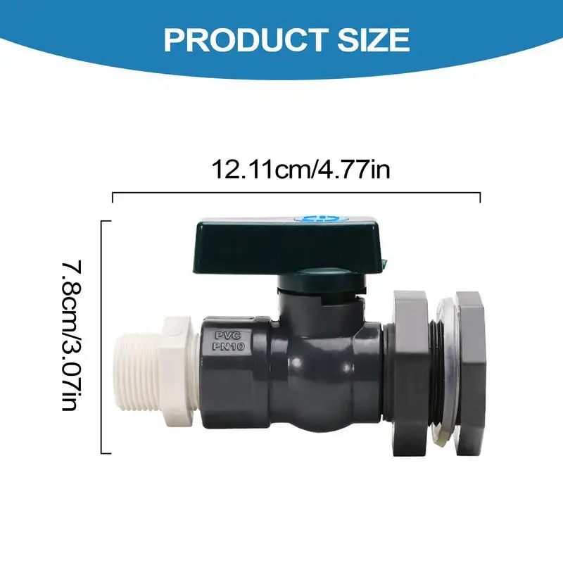 Outdoor Water Spigot Rain Gutter Diverter PVC Rainwater Accessories Connector For Outdoor Standard 3/4-Inch Diameter Faucets