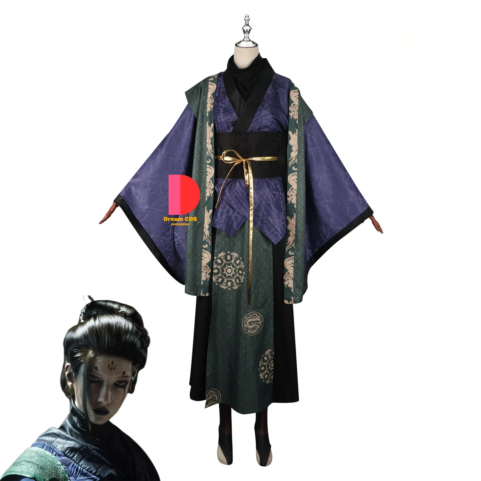 Black Myth Wukong Cosplay Costume Spider Goblin Ancient Hot Sale Style Outfit for Women and Men New Game Wukong Fancy Stage Suit