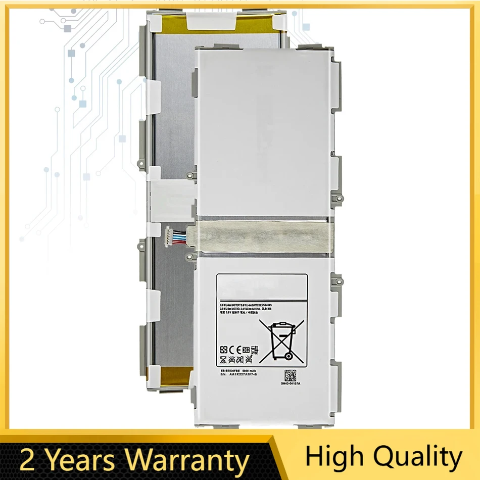 

Tablet Battery for Samsung Galaxy Tab 4, 10.1 ", SM-T530, SM-T531, SM-T533, SM-T535, SM-T537, P5220, EB-BT530FBC, New