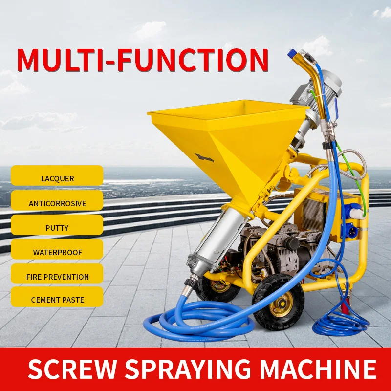 

Gold Seller High-Pressure Multi-Functional Air Spray Real Stone Paint Cement Slurry Waterproof Coating Putty Power Sprayer