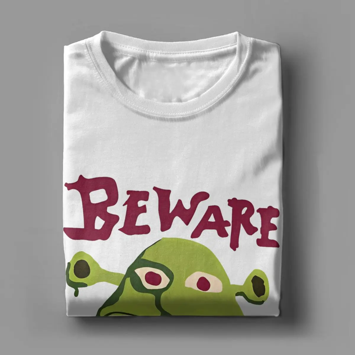 Beware Ogre Shreks Manga T-Shirts for Men Shrekk Is Love Shrekk Is Life Tees Crew Neck Short Sleeve T Shirt Plus Size merch