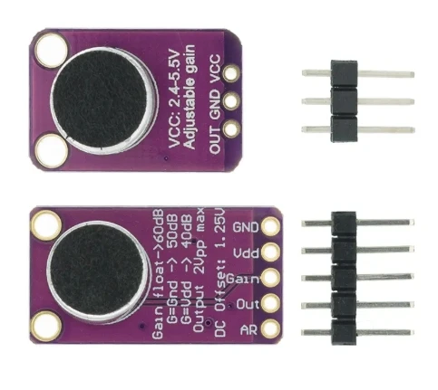 MAX9814 Mikrofon AGC Amplifier Papan Modul Auto Gain Control Serangan UNTUK Arduino MAX4466 PCB Diy Kit