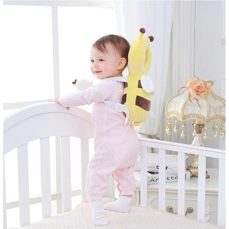 Baby Head Back Protector Safety Pad Infant Toddler Newborn Cartoon Harness Headgear Newest Cormer Guards Bee Angel Beetle