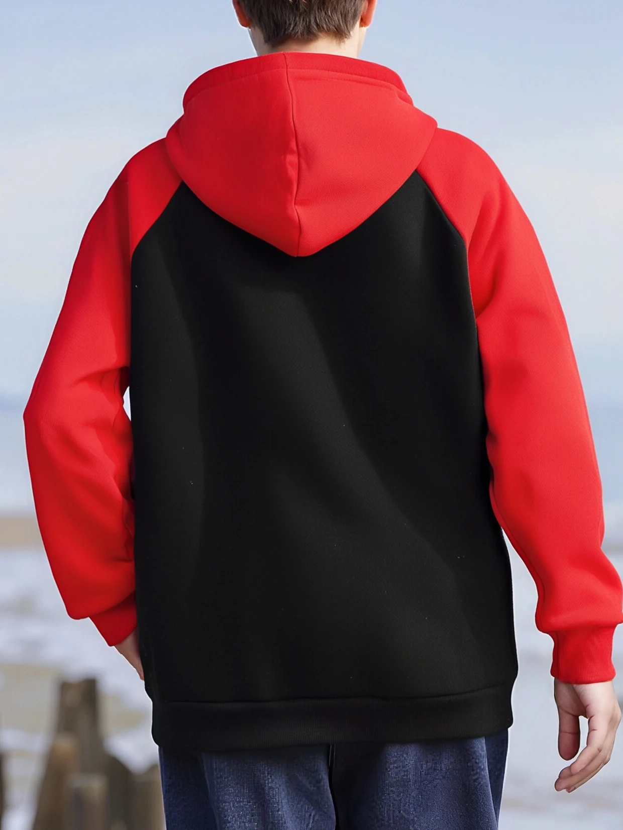 مونتي كيرلو موناكو نمط الرجال موضة راجلان هوديي الخريف الشارع الشهير جيب بلوزات غير رسمية الذكور الصوف فضفاض